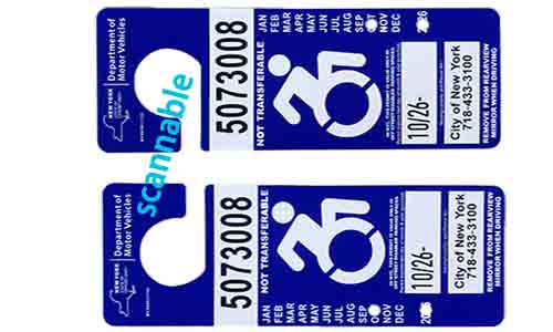 New York Handicap Parking Permit