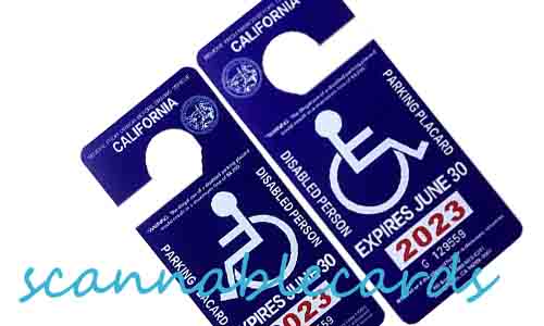 California Handicap Parking Permit