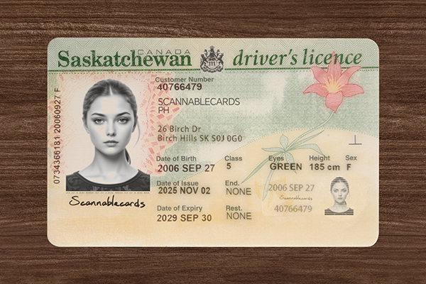 Saskatchewan Fake ID