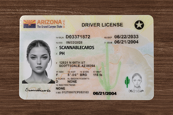 Arizona Fake ID (2025 version)
