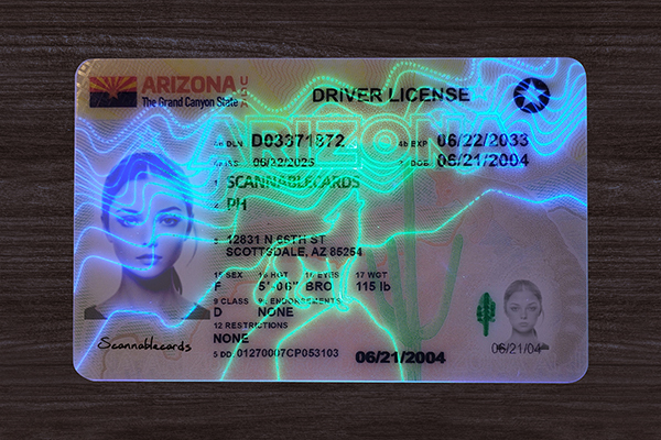 Arizona Fake ID (2025 version)