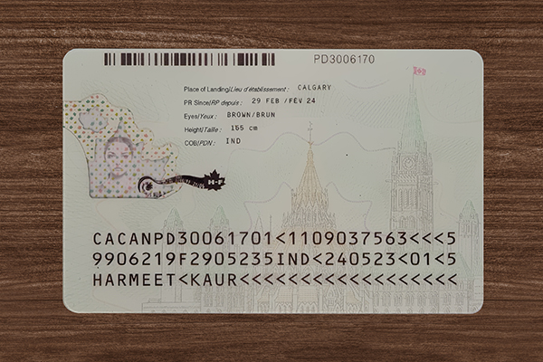 Canada Permanent Resident Card(2025)