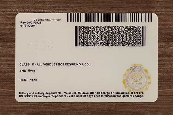Utah Fake ID (2026 version)